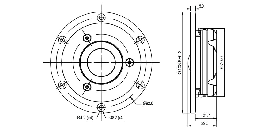 [SB Acoustics] SATORI TW29DN-B-8 / Fabric-2