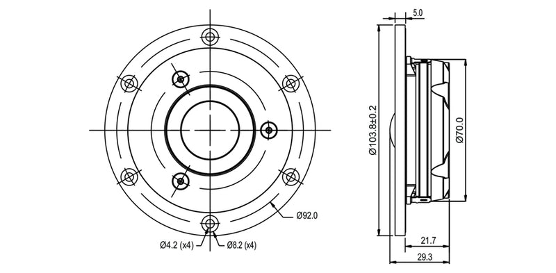 [SB Acoustics] SATORI TW29DN-B-8 / Fabric-2