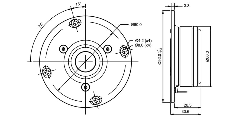 [SB Acoustics] SB21RDC-C000-4 / Fabric-2