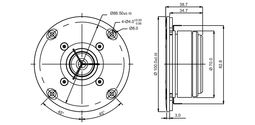 [SB Acoustics] SB26ADC-C000-4 / Aluminum-2