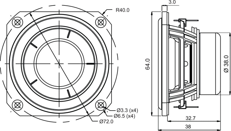 [SB Acoustics] SB65WBAC25-4-2
